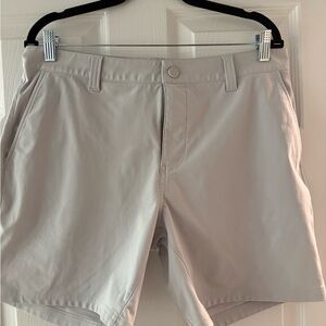 Rhone Light Gray Commuter Shorts